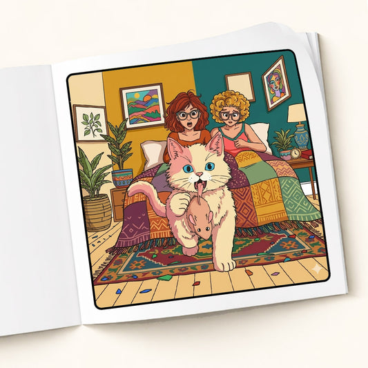 Love, Cats & Colors - A Cat Coloring Book