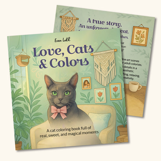 Love, Cats & Colors - A Cat Coloring Book